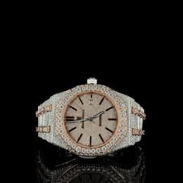 Rose Gold Royale Iced-Out Brilliance in Every Detail By CrownIce