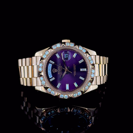 Bold, Brilliant, Bespoke - The Iconic Purple Rolex Day-Date By CrownIce